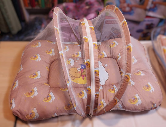 8 Piece Baby Bedding set With Mosquitoes Net