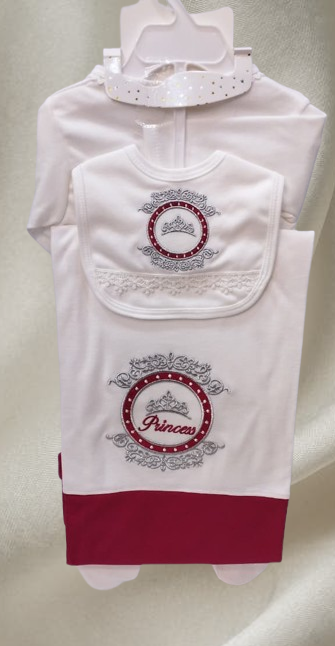 8-Pcs Baby Princess Starter Set (Red)