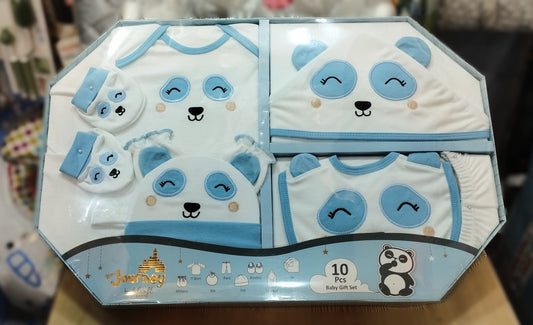 Baby Gift Set Box 10 Pieces (Blue)