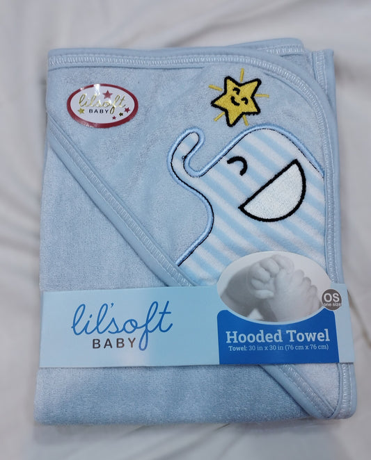 Baby Bath Towel - Blue