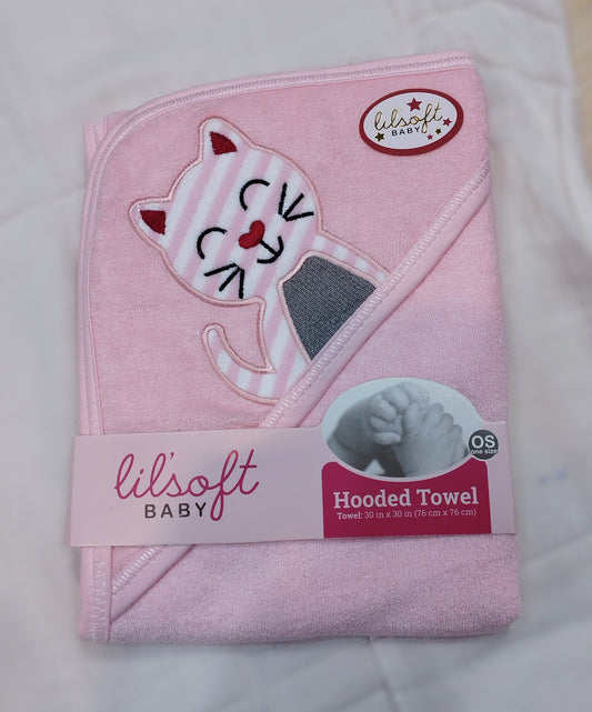 Baby Bath Towel - Pink