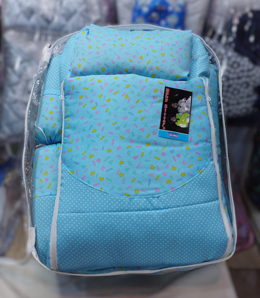 8 Piece Baby Bedding Set with Mosquitoes Net