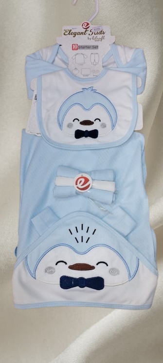 10-Pcs Baby Starter Set (Blue)