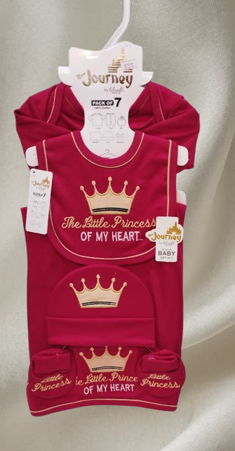 7-Pcs Baby Starter Set (Red)