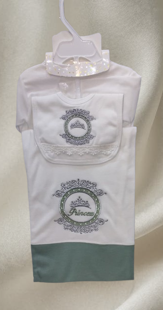 8-Pcs Baby Princess Starter Set (Green)