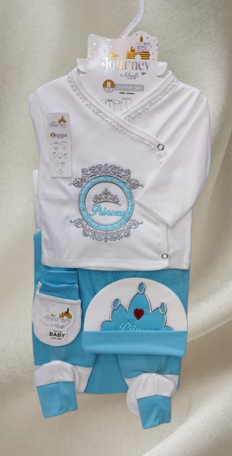 8-Pcs Baby Princess Starter Set (Blue)