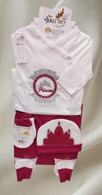 8-Pcs Baby Princess Starter Set (Red)